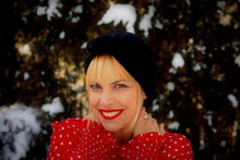 Load image into Gallery viewer, Bonnet modèle Rétro - Noir Bambou