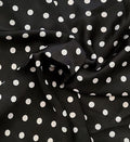 Foulard "Noir à pois blancs"