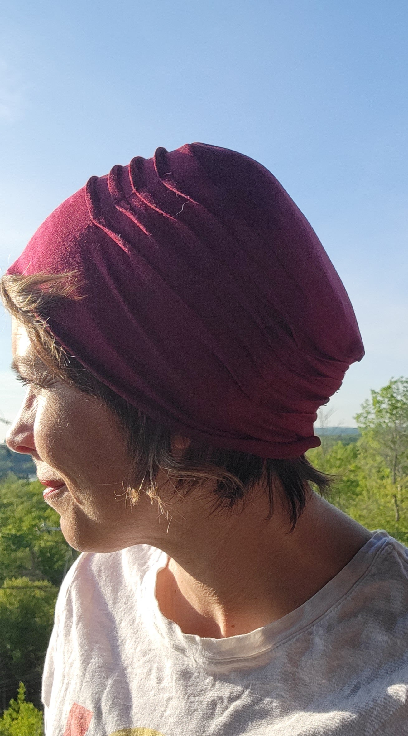 Bonnet modèle Joséphine - Bordeaux