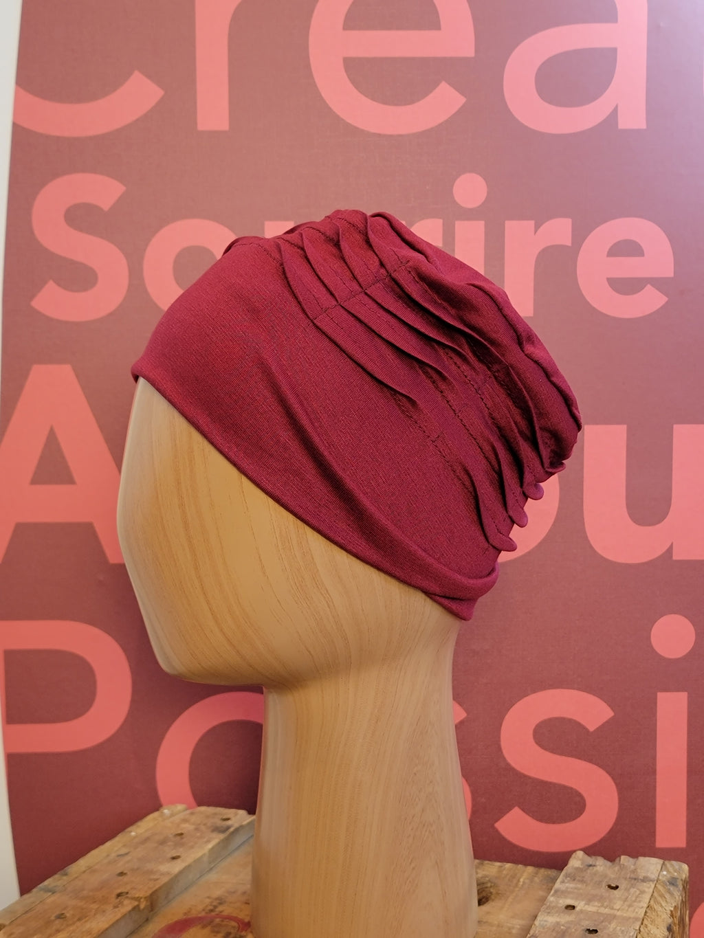 Bonnet modèle Joséphine - Bordeaux