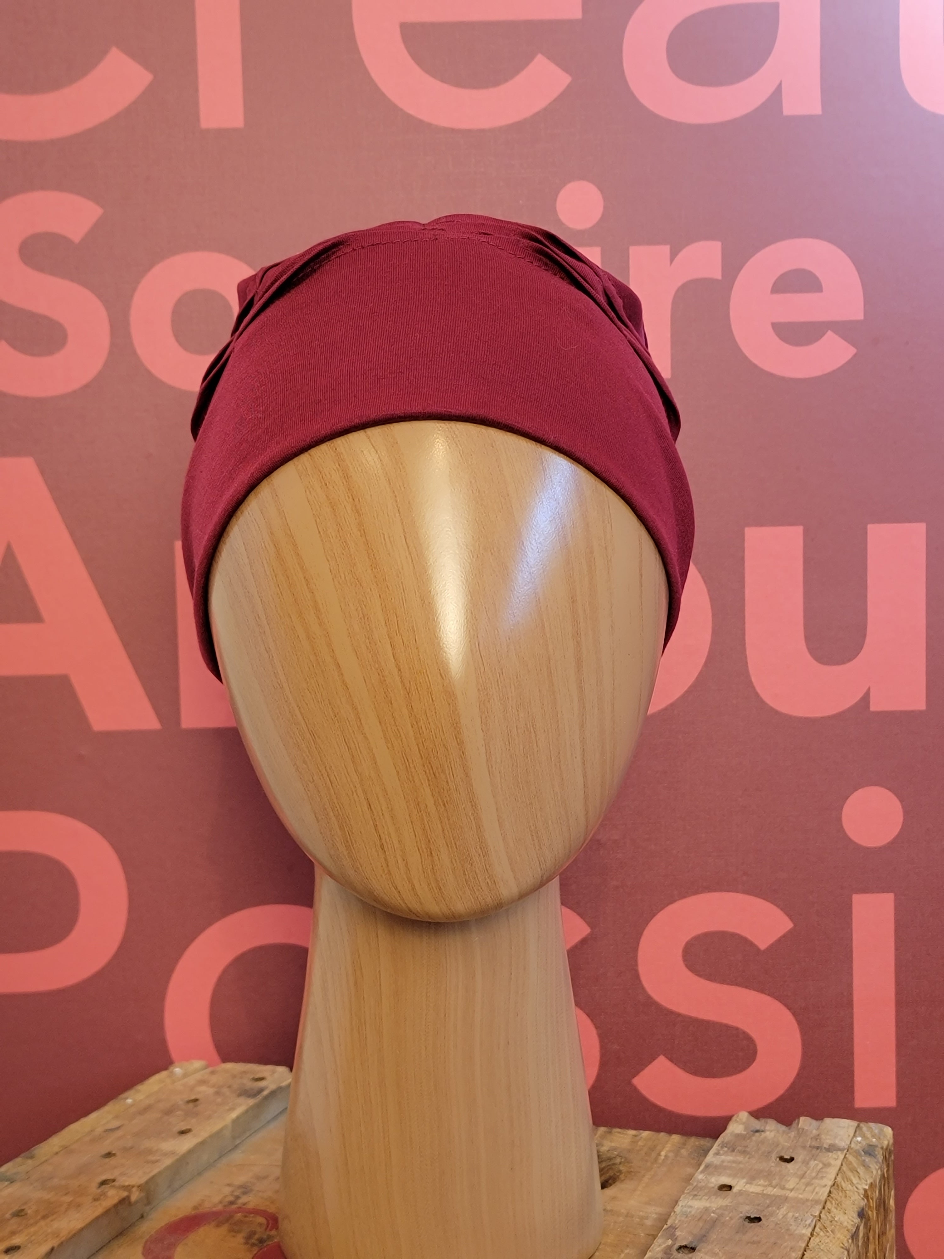 Bonnet modèle Joséphine - Bordeaux