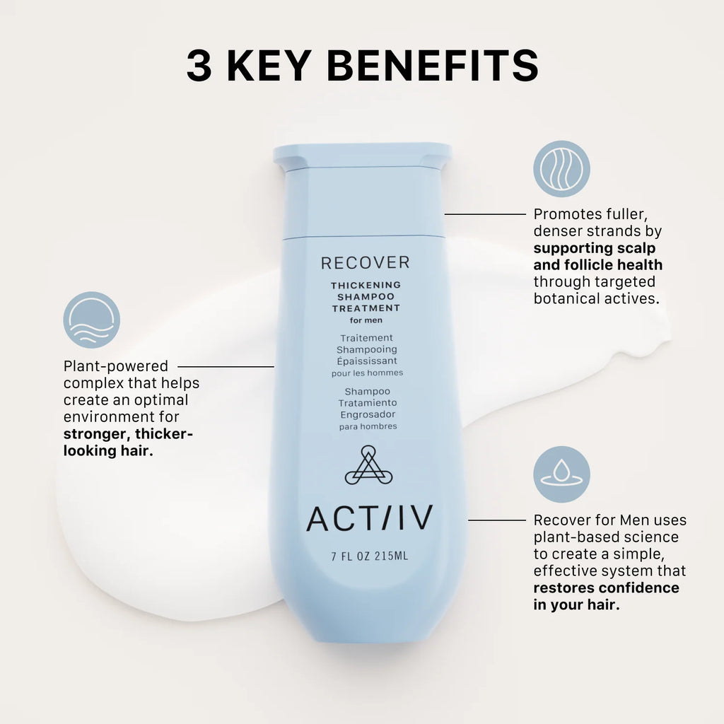 Shampoing traitement épaississant pour homme - Recover