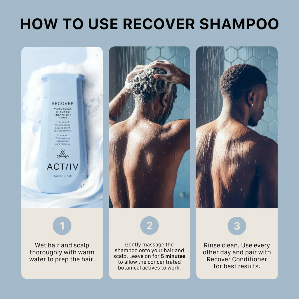Shampoing traitement épaississant pour homme - Recover