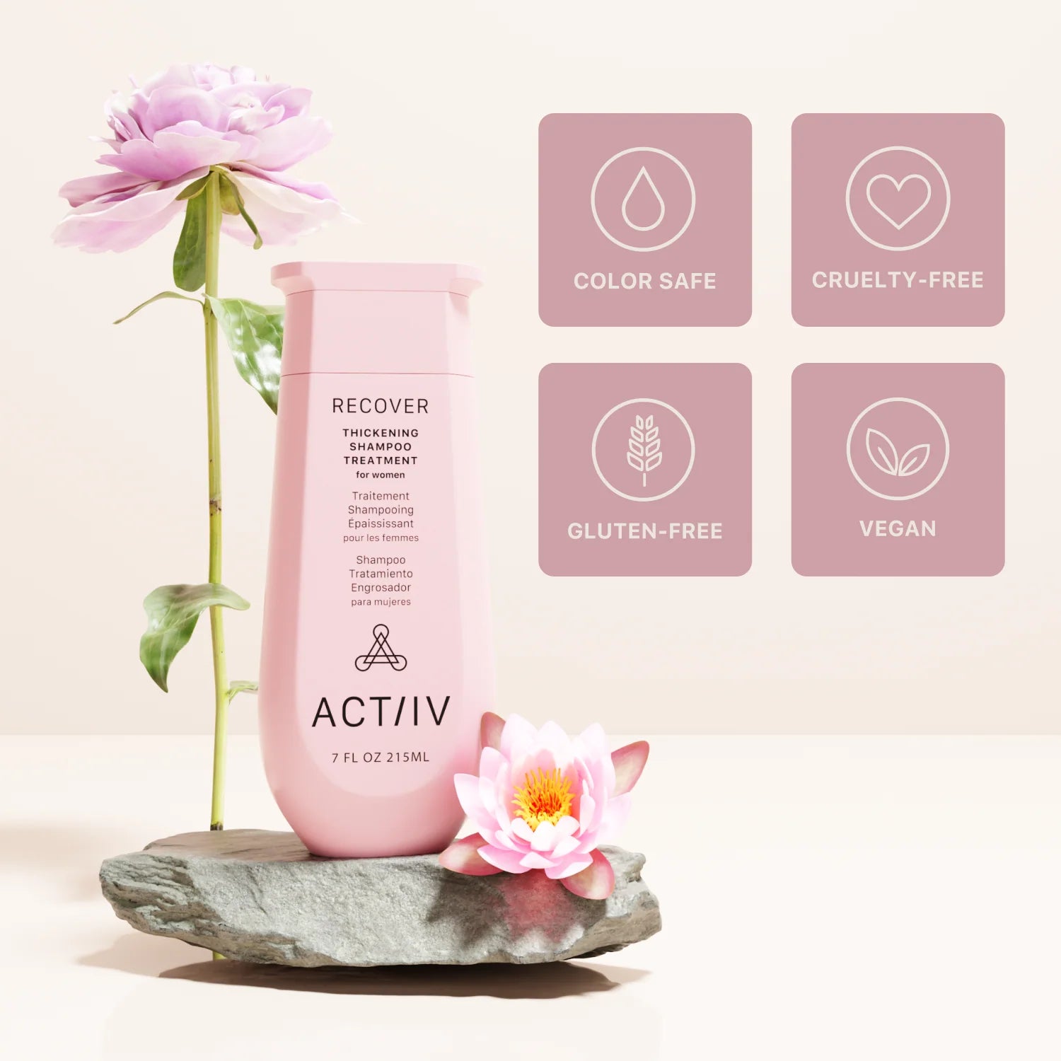 Shampoing traitement épaississant pour femme - Recover