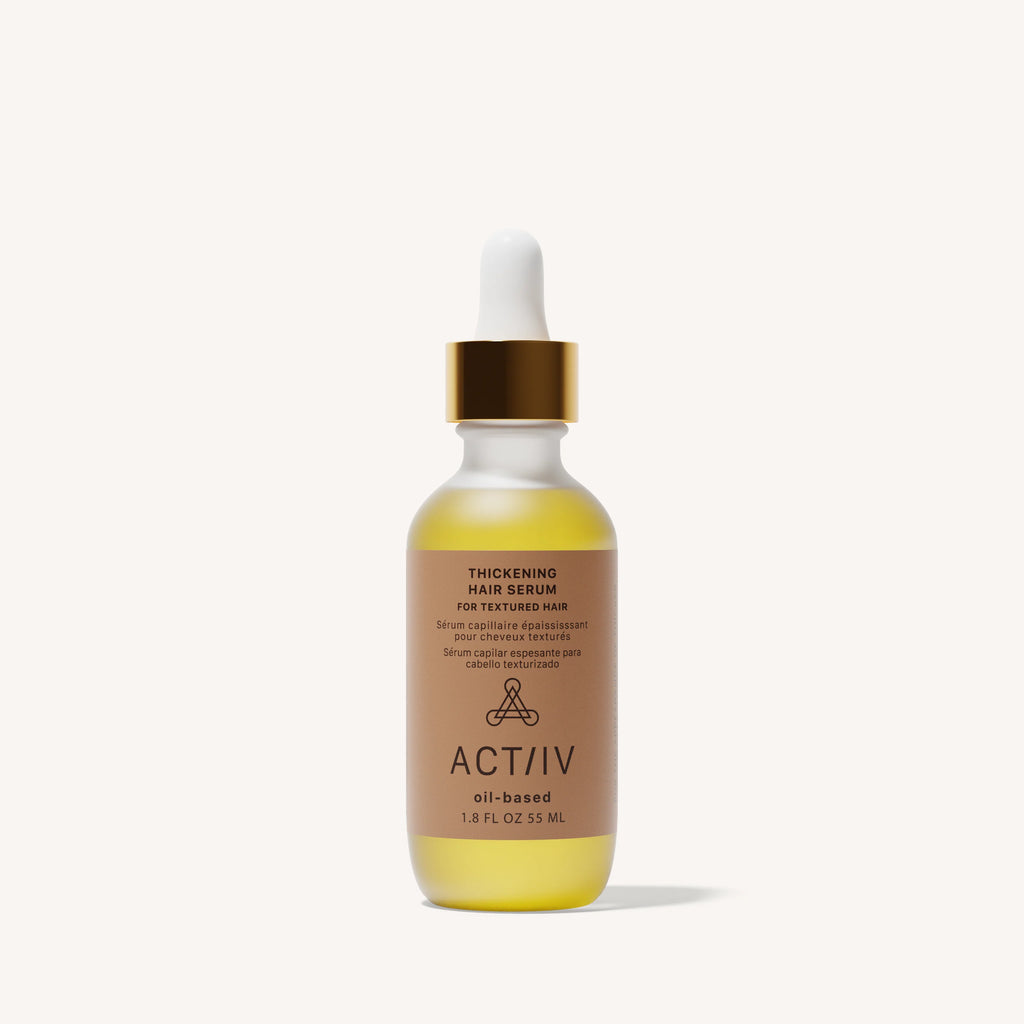 Sérum capillaire épaississant à base d'huile - Cheveux texturés