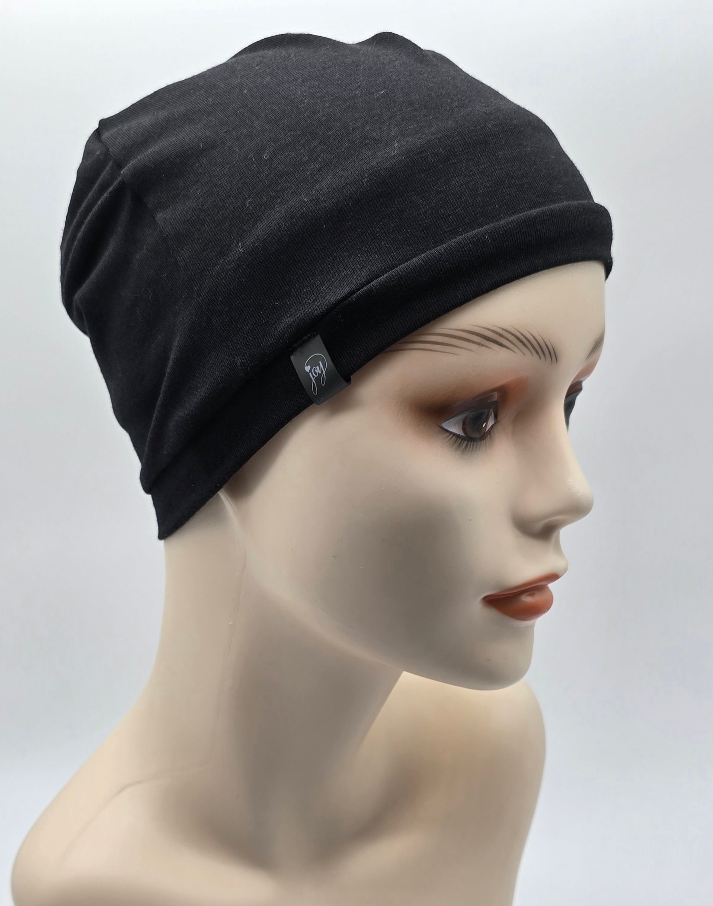 Bonnet de nuit en bambou noir