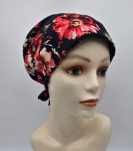 Load image into Gallery viewer, Bonnet Ginger - Marine fleurie
