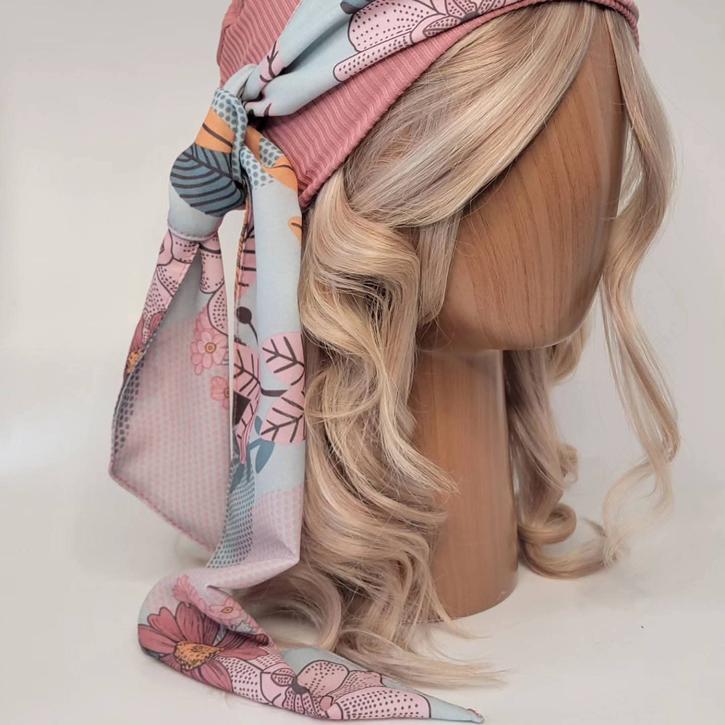 Bonnet Bohémienne Rose