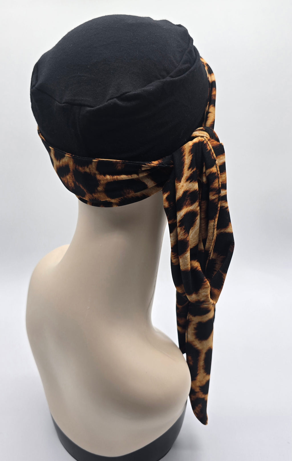 Bonnet et foulards modèle Bohémienne - imprimé animal