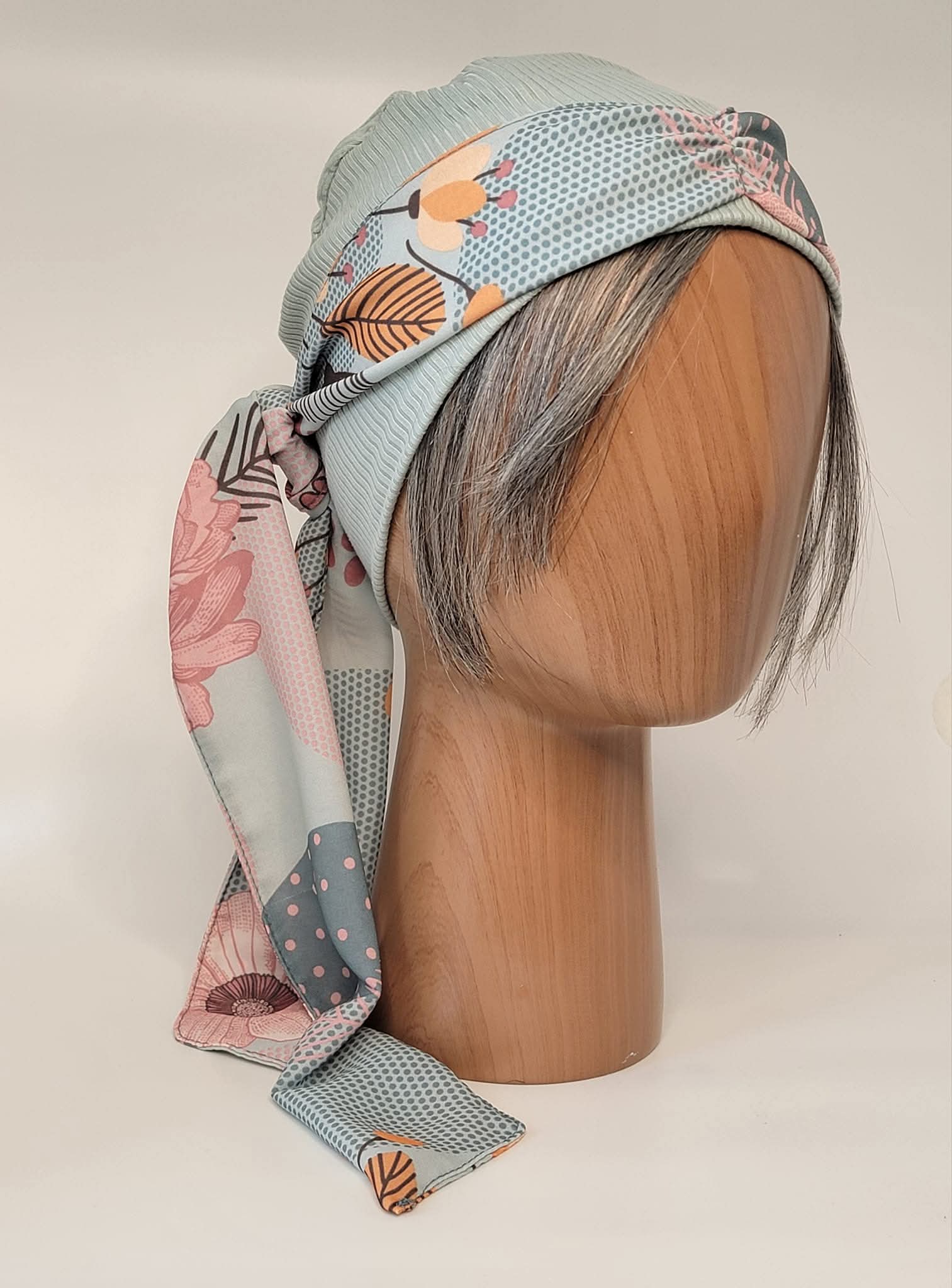 Bonnet Bohémienne Vert menthe